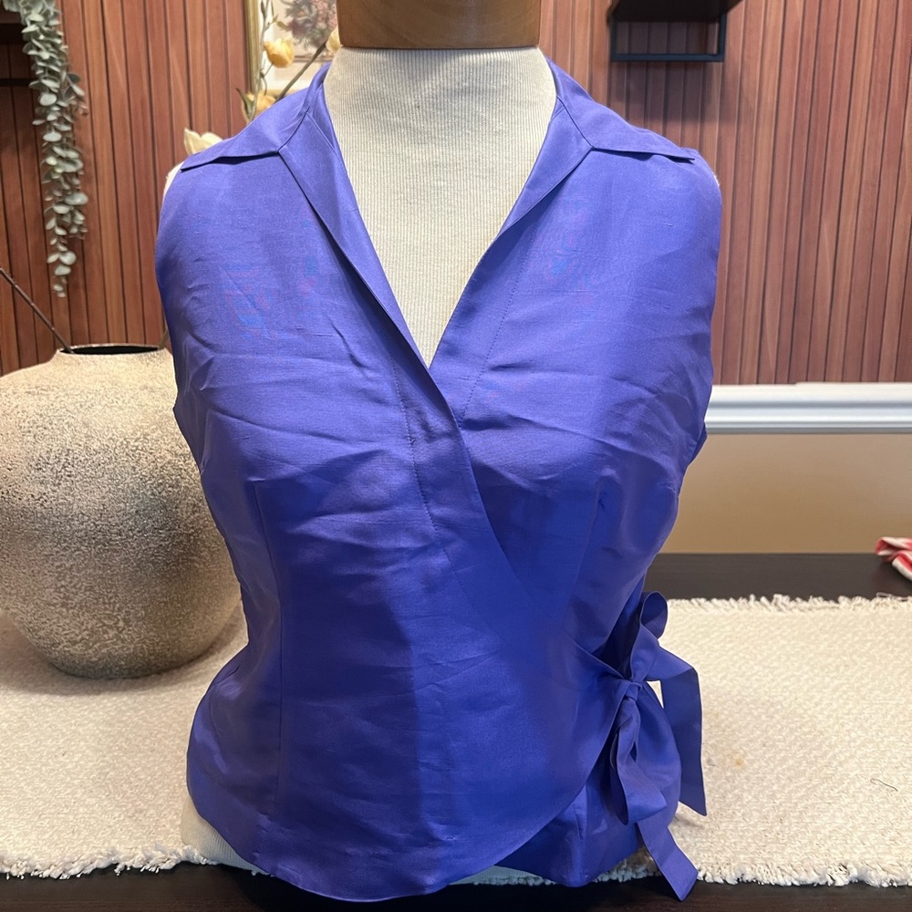 Silk Vest Blouse